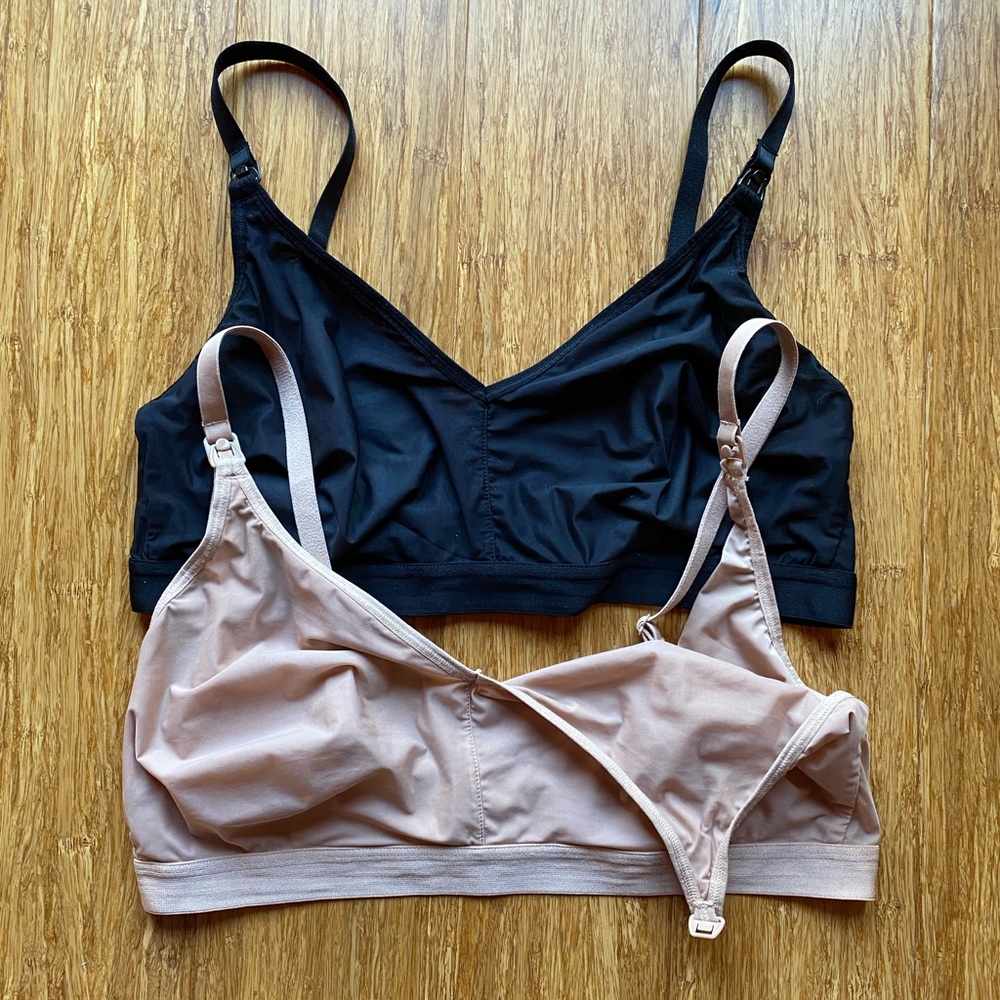 2 Negative Underwear Silky Nursing Bras
